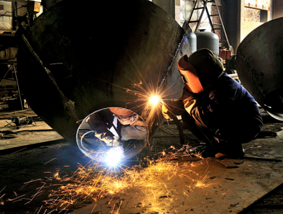 飞鹤劳保——足趾防护，高帮防烫焊工鞋